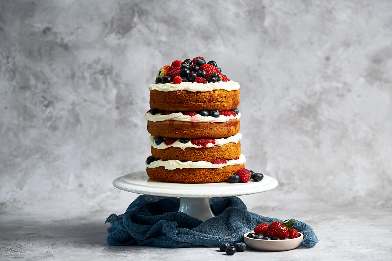 Mostly Muffins Wedding Cake - Sharon Cosgrove Photography